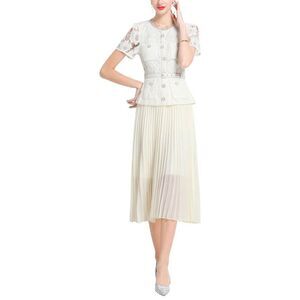 Elaine Womens  2Pc Top & Skirt Set